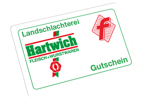 Gutscheinsystem für Fleischerei Hartwich in Tetenhusen