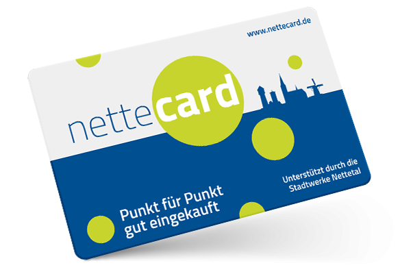 nettecard, regionales Bonuspunkte- und Gutschein-System in Nettetal