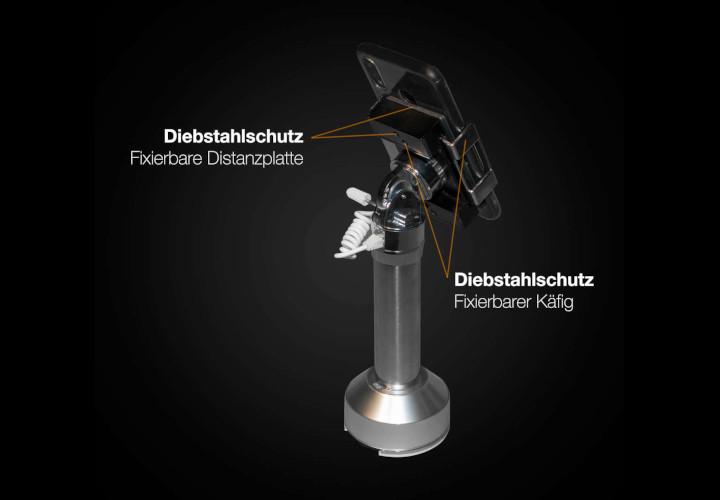 Handy Halterung mit Diebstahlschutz