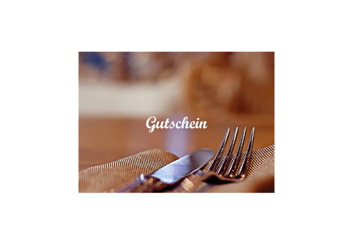 Motiv: Gastro - Kartenhalter Vorderseite