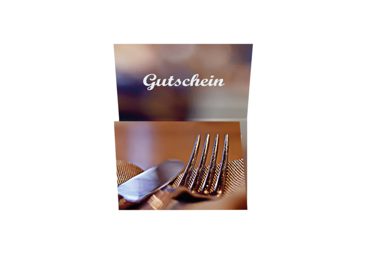 Motiv: Gastro - Kartenhalter geschlossen