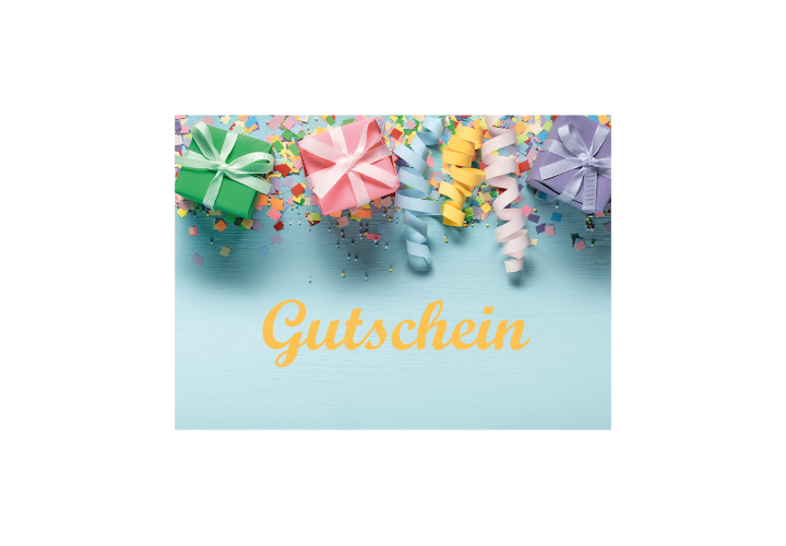 Motiv: Geschenk - Kartenhalter Vorderseite