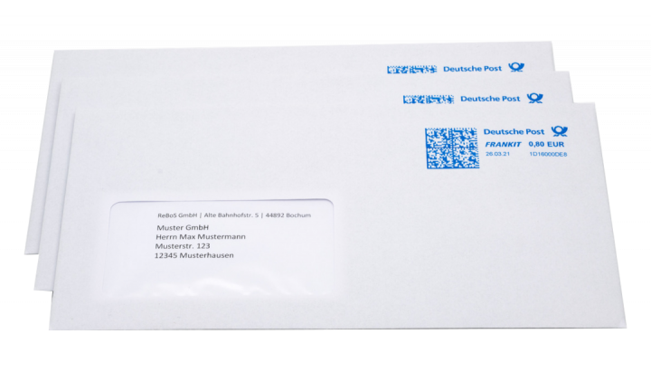 Kundenmailing frankiert