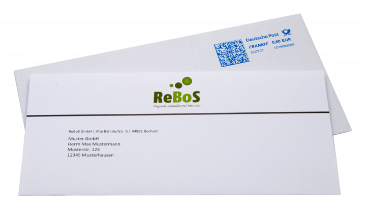 Kundenmailing, Anschreiben mit Umschlag